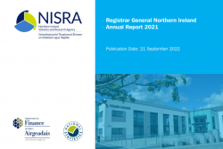 2021 Annual Report of the Registrar General - front page